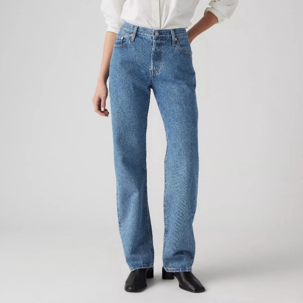 Levi's Premium 501 90's Jeans, Size 23 in medium Wash blue